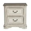 Liberty Furniture 244-BR-QPBDMCN Liberty Furniture 244-BR-QPBDMCN Magnolia Manor - 5 Piece Bedroom Set (Queen Panel Bed, Dresser & Mirror, Chest, Nightstand) - Antique White