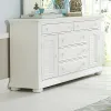 Liberty Furniture 607-BR32 Summer House - 2 Door 5 Drawer Dresser - Oyster White