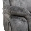 New Classic U456-25P1-SGY Park City - Console Loveseat With Power Footrest - Slate