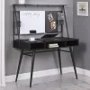 CoasterEssence 801404 Jessie - Writing Desk With Whiteboard And USB - Black