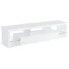 Coaster Fine Furniture 704251-SET Jude - 3 Piece TV Entertainment Center - White High Gloss