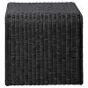 Coaster Fine Furniture 708517 Cahya - Woven Rattan Square End Table - Black