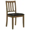Coaster Fine Furniture 150400 Parkwood - 5 Piece Square Dining Table Set - Honey Brown