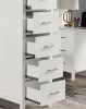 Furniture of America CM-BK970-BED Cassidy - Twin Loft Bed With Drawers - White