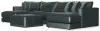 Jackson Furniture Industries 2245/75/31/76/12-35 Jackson Furniture Industries 2245/75/31/76/12-35 Remington - 4 Piece Modular Double Chaise Sectional And 1 Included Cocktail Ottoman - Pine