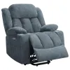 CoasterEveryday 602294P Houston - Upholstered Power Lift Recliner - Slate Blue
