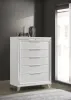 Coaster Fine Furniture 224965 Marmore - 5-Drawer Bedroom Chest Of Drawers - White