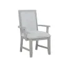 New Classic D2442-25 Fiona - Dining Arm Chair (Set of 2) - Mist Gray