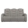 New Classic L3183A-30-LGY New Classic L3183A-30-LGY Breckenridge II - Sofa With Dual Recliner - Light Gray