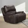 New Classic U093-13P2-CHG New Classic U093-13P2-CHG Brookings - Glider Recliner With Power Headrest & Footrest - Charcoal Gray
