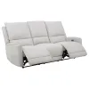 Coaster Fine Furniture 610521P Sylmar - Chenille Upholstered Power Reclining Sofa - Dove Gray
