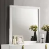 Coaster Fine Furniture 223094 Ines - Dresser Mirror Holographic - White High Gloss