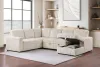 Coaster Fine Furniture 501205B1 Devonshire - Left Sofa With 2 Pieces Pillow, Box 1 of 3 - Camel
