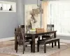 Ashley Furniture D596-35 Haddigan - Rectangular Dining Room Extension Table - Dark Brown