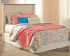 Ashley Furniture B267-87 Willowton - Full Panel Headboard - Whitewash