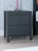 Ashley Furniture EB1528-292 Simmenfort - Two Drawer Night Stand - Navy Blue