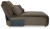Ashley Furniture 92705S10 Ashley Furniture 92705S10 Top Tier - 3-Piece Reclining Sectional With Raf Press Back Chaise - Chocolate