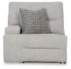 Ashley Furniture 93605S10 Ashley Furniture 93605S10 Acklen Place - 3-Piece Power Reclining Sectional With Storage Console - Pewter