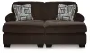 Ashley Furniture PC35603S4 Kimlee - 2-Piece Super Chaise - Chocolate