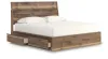 Ashley Furniture PCB3367B14 Chirason - King Panel Bed With Storage - Brown