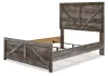 Ashley Furniture B440B17 Ashley Furniture B440B17 Wynnlow - Full Crossbuck Panel Bed - Gray