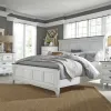 Liberty Furniture 417-BR-CPBDMCN Liberty Furniture 417-BR-CPBDMCN Allyson Park - 5 Piece Bedroom Set (California King Panel Bed, Dresser & Mirror, Chest, Nightstand) - Wirebrushed White / Charcoal