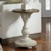 Liberty Furniture 498-OT1021 Morgan Creek - Chair Side Table - Antique White / Wirebrushed Tobacco Accents