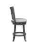 New Classic S1701-CS-GRY Gia - Swivel Counter Stool - Gray