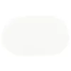 CoasterEveryday 2065 Retro - Oval Wood Top Dining Table - White And Chrome