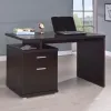 CoasterEveryday 800109 Irving - 2-Drawer Office Computer Desk - Cappuccino