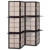 CoasterEveryday 900166 Iggy - 4-Panel Room Divider Folding Shoji Screen - Cappuccino