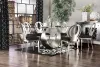 Furniture of America CM3726T-TABLE Orla - Dining Table - Silver / Black