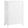 CoasterEveryday 224845 Marielle - 5-Drawer Bedroom Chest - Distressed White