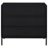 Coaster Fine Furniture 950420 Jess - 2-Door Arched Fluted Glass Accent Cabinet - Black