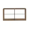 Liberty Furniture 525-OT1030 Liberty Furniture 525-OT1030 Bayhill Trellis - Sofa Table - Honey / Black Metal Accents