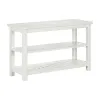 Liberty Furniture 142-OT1030 Backroads - Sofa Table - Weathered White & Parchment Brown