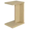 Coaster Fine Furniture 930275 Clower - Engineered Wood C-Shaped Sofa Side Table - Light Oak