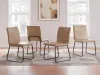 Ashley Furniture D446-02 Pharwynn - Dining Upholstered Side Chair (Set of 4) - Toast