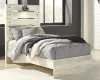 Ashley Furniture B192/31/36/53/52/83 Ashley Furniture B192/31/36/53/52/83 Cambeck - 5 Pc. - Dresser, Mirror, Twin Panel Bed - Whitewash