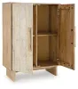 Ashley Furniture A4000696 Dallinbury - Accent Cabinet - Natural / White Wash