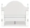 Ashley Furniture PCB1819B6 Kozlani - Full Upholstered Panel Bed - White