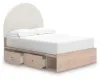 Ashley Furniture PCB1566B7 Ashley Furniture PCB1566B7 Arloster - Full Upholstered Panel Bed With 2 Under Bed Storage Units - Tan / White