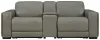 Ashley Furniture U94202S3 Ashley Furniture U94202S3 Correze - Power Loveseat With Console 3 Pc Sectional - Gray