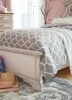 Ashley Furniture B743B13 Ashley Furniture B743B13 Realyn - Twin Upholstered Panel Bed - Chipped White
