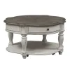 Liberty Furniture 244-OT-O3PCS Liberty Furniture 244-OT-O3PCS Magnolia Manor - 3 Piece Table Set (1 Round Cocktail 2 End Tables) - Antique White