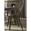 Liberty Furniture 382-DR-7RLS Hearthstone Ridge - 7 Piece Rectangular Table Set - Tobacco / Black