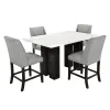 New Classic 40-1221-T Faust - Adjustable Table / Base & Top - White
