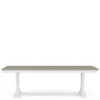 Riverside Furniture 37253 Cora - Trestle Dining Table - Cloud / Fog