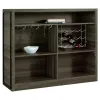 CoasterEveryday 182071 Joe - 5-Shelf Composite Wood Home Bar Wine Cabinet - Aged Oak