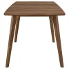 CoasterEveryday 108080-S5 Alfredo - 5 Piece Butterfly Leaf Dining Set - Natural Walnut